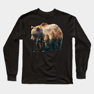 Grizzly Bear Winter Wayfarers Long Sleeve T-Shirt